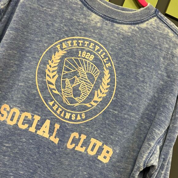 Riffraff Chicka-D Blue Fayetteville Social Club Sweatshirt Large - Picture 2 of 4